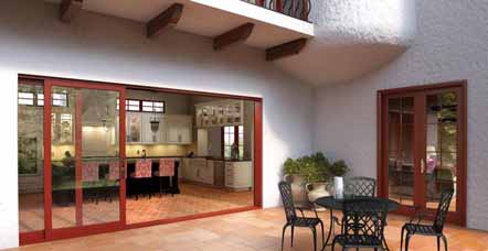 moving wall french patio door